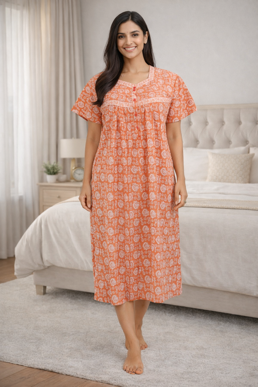 3/4 NIGHTY - PEACH - 201A -9