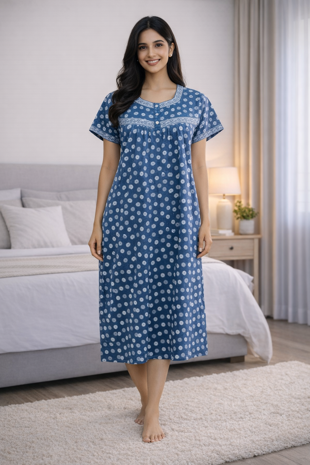 3/4 NIGHTY - CLASSIC BLUE - 201A - 50