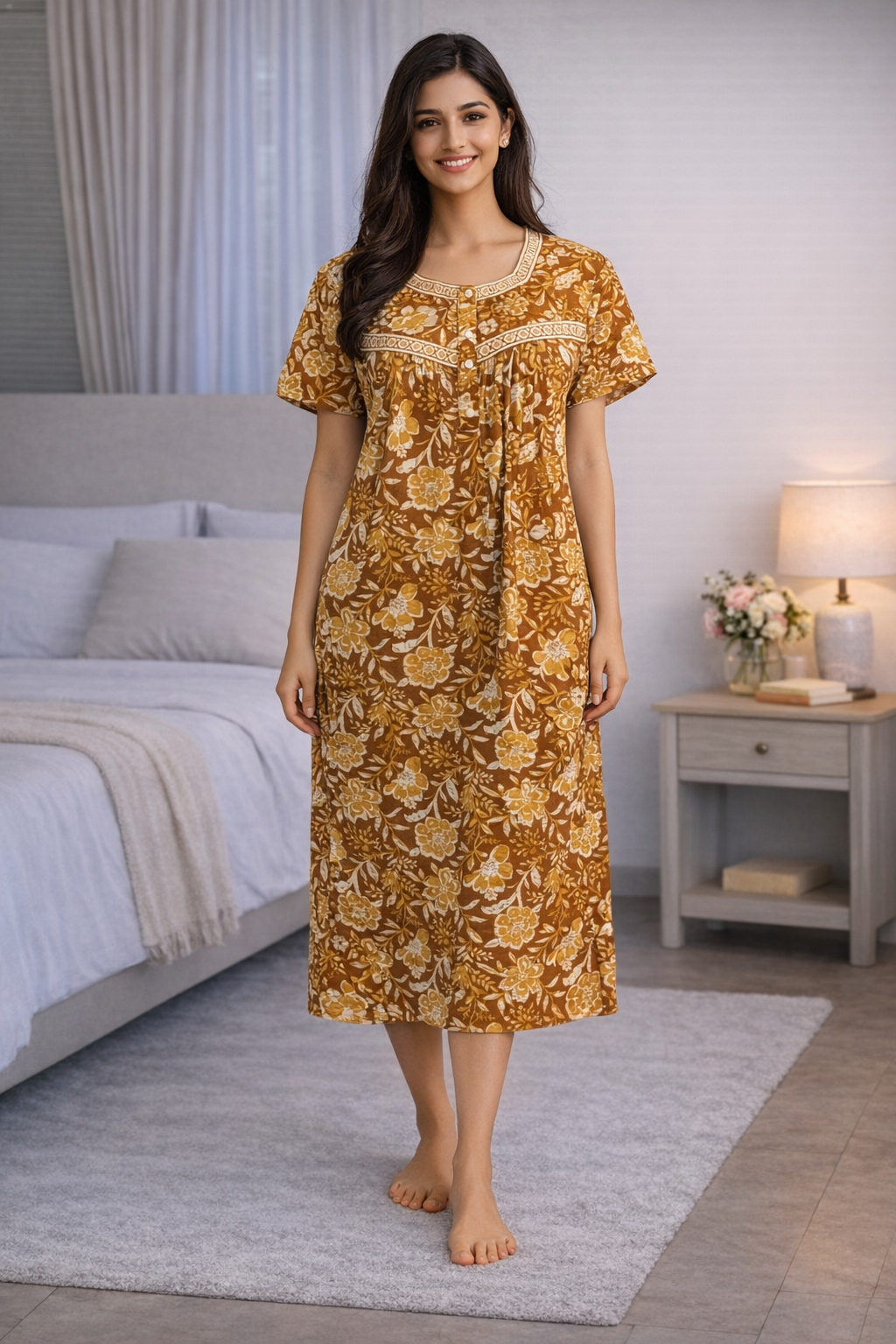 3/4 NIGHTY - MUSTARD - 201A - 96