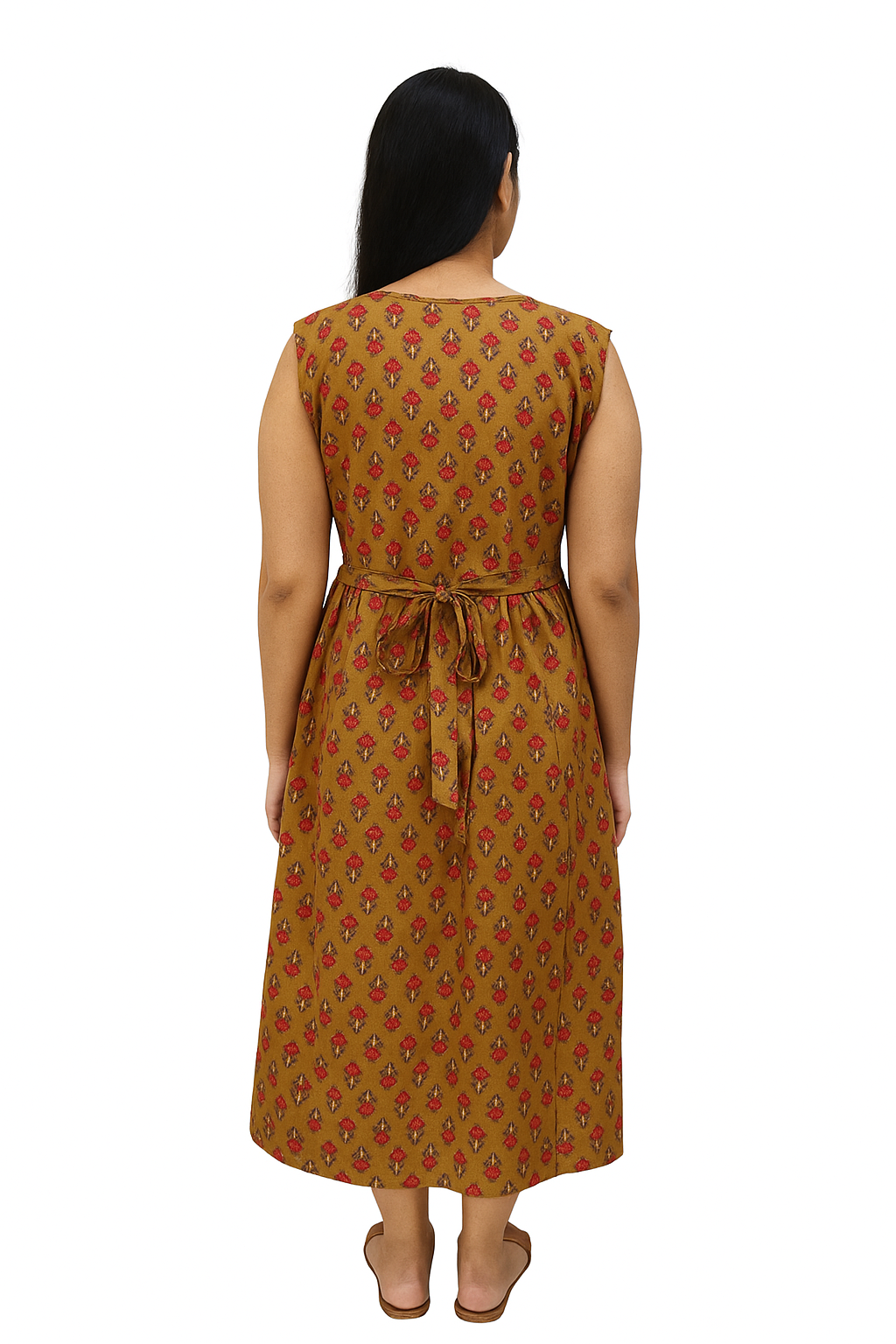 TUNIC PATTERN - MOTIF PRINT- BRONZE 201F
