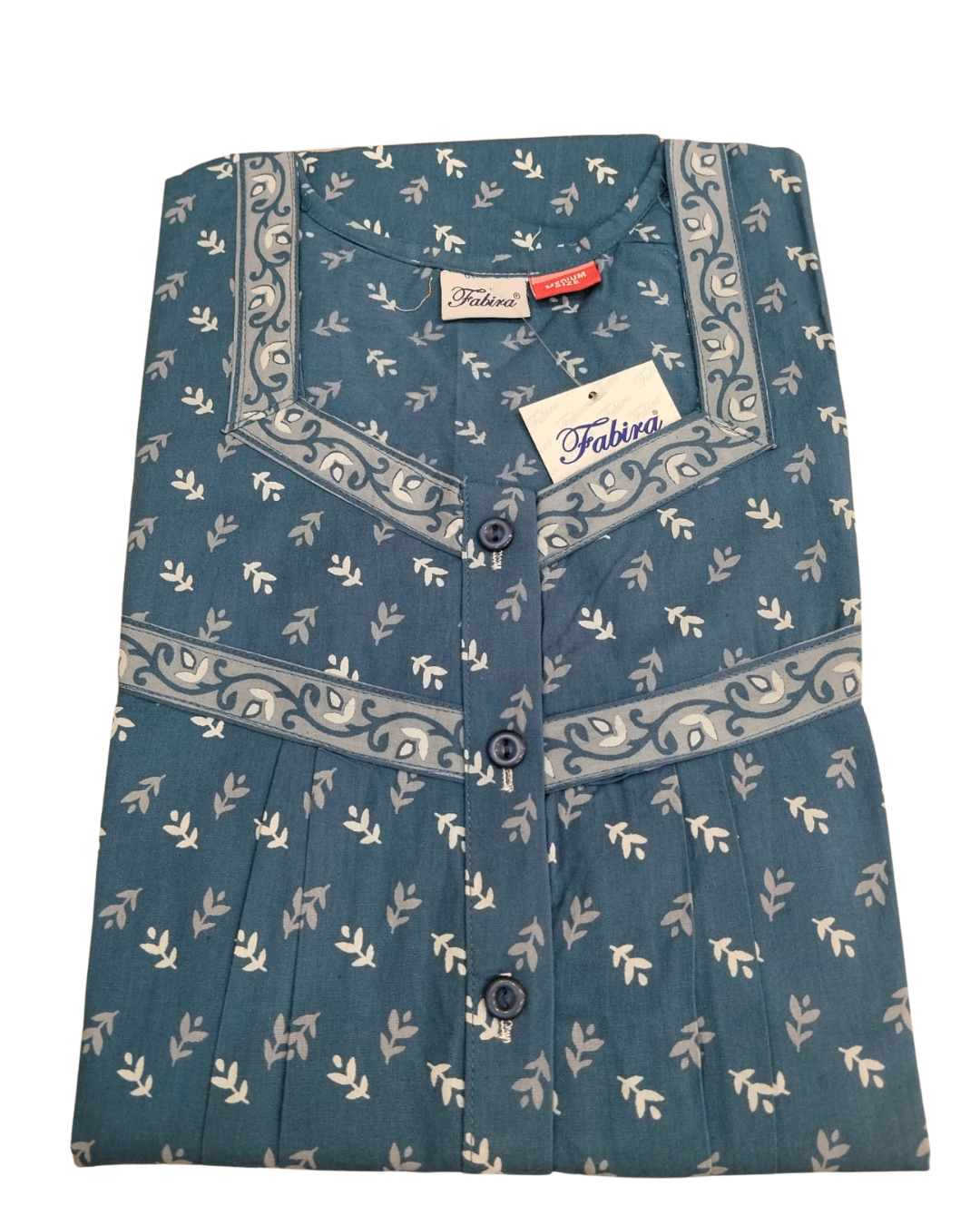 PLEATED FULL LENGTH MEDIUM - SMALL LEAF PRINT- MUSTARD, DARK GREY, MARSHY GREEN, GREYISH BLUE & PLUM- 401E e