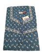 PLEATED FULL LENGTH MEDIUM - SMALL LEAF PRINT- MUSTARD, DARK GREY, MARSHY GREEN, GREYISH BLUE & PLUM- 401E e