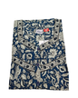 PLEATED FULL LENGTH MEDIUM - KALAMKARI PRINT- BOTTLE GREEN, BLACK & BLUE - 401E f