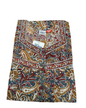 PLEATED FULL LENGTH MEDIUM - KALAMKARI PRINT- MARSHY GREEN, RED, GREY & BLACK - 401E h