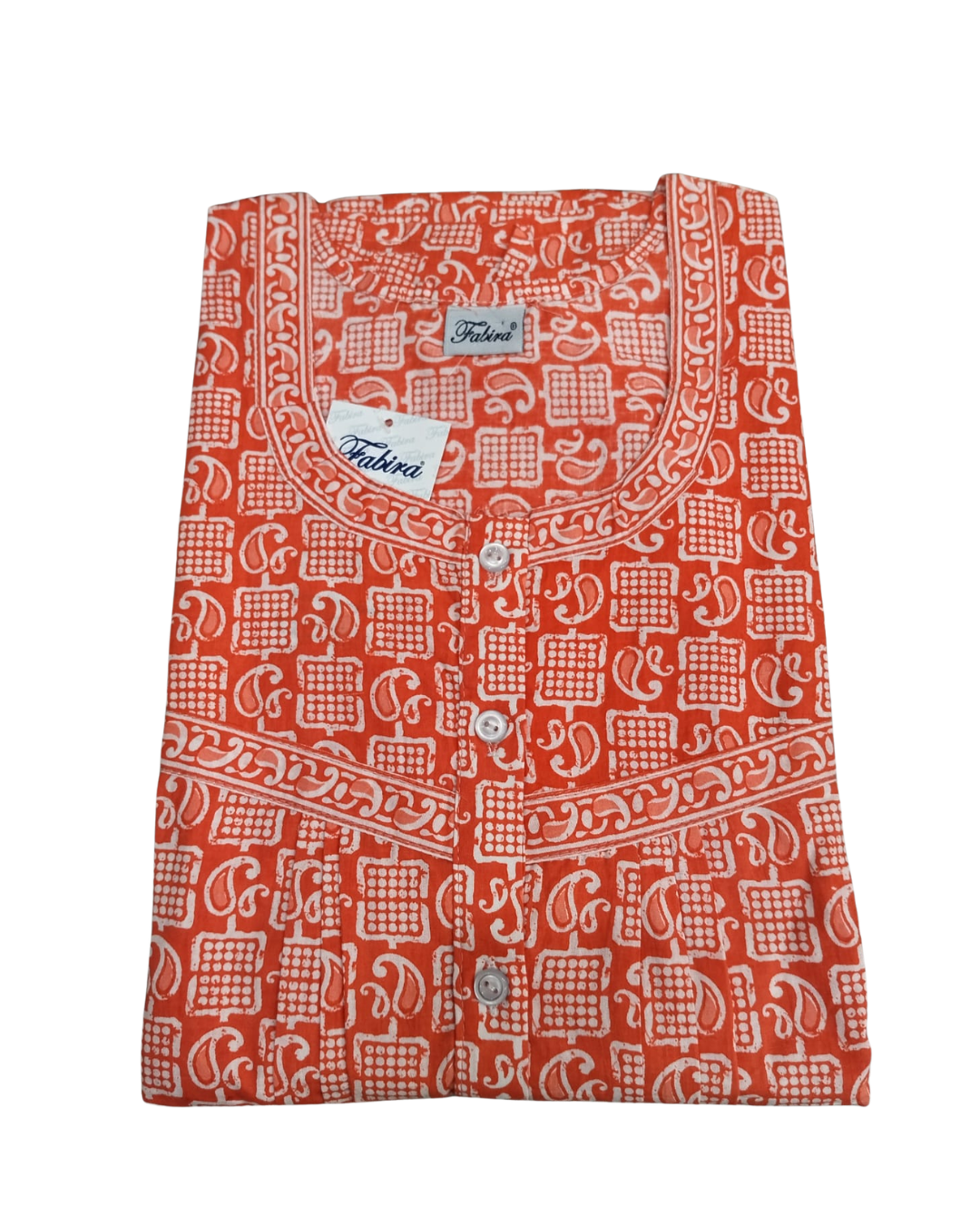 PLEATED FULL LENGTH REGULAR - KOIRI PRINT- PINK, RED, ORANGE, BLUE & YELLOW - 405 - P10