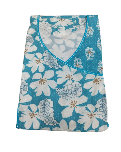 A - line Belt pattern - Botanical print - Yellow, Lavender, Blue & Pink  - 550B06