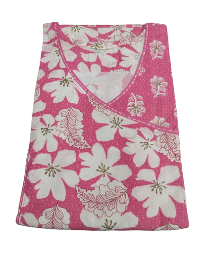A - line Belt pattern - Botanical print - Yellow, Lavender, Blue & Pink  - 550B06