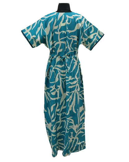 A - line Belt pattern XL - Koiri & Leafy print - Sea Green - 650B05