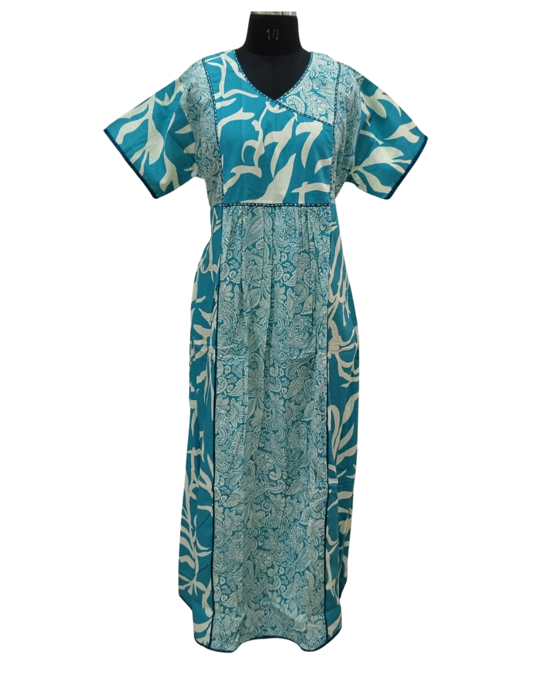 A - line Belt pattern XL - Koiri & Leafy print - Sea Green - 650B05