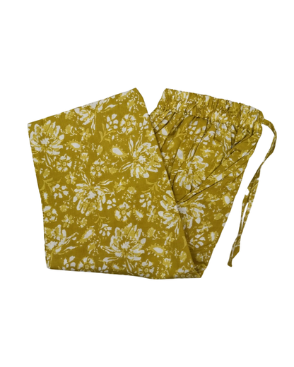 COTTON CAPRI FLORAL PRINT - CITRINE - CAP12
