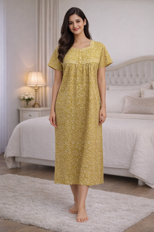 3/4 NIGHTY - YELLOWISH OLIVE - 201A - 11
