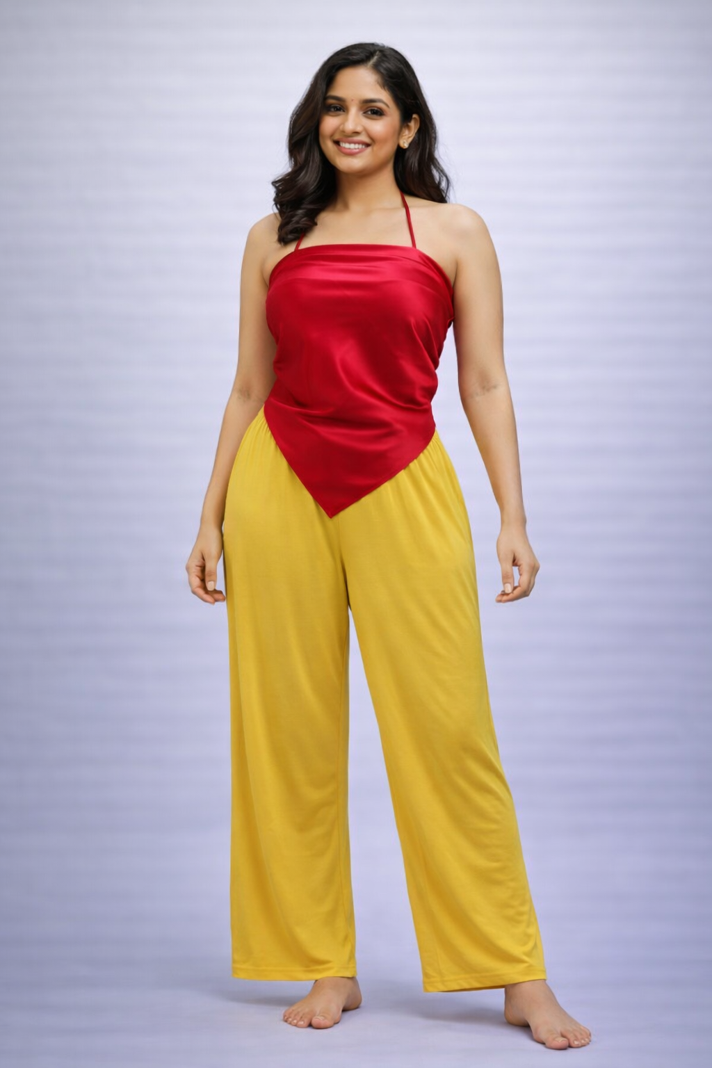 TENCIL PYJAMAS - YELLOW