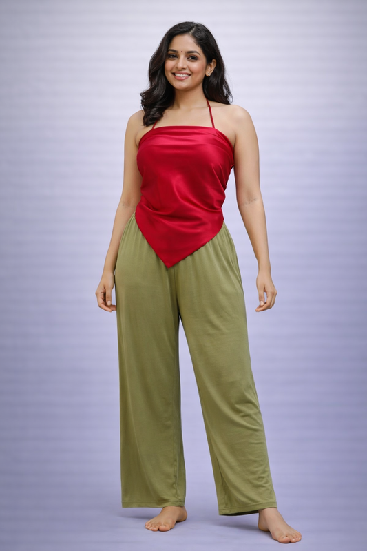TENCIL PYJAMAS - MARSHY GREEN