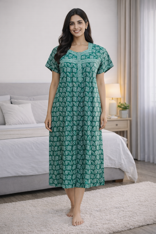 3/4 NIGHTY - TEAL GREEN - 201A - 51