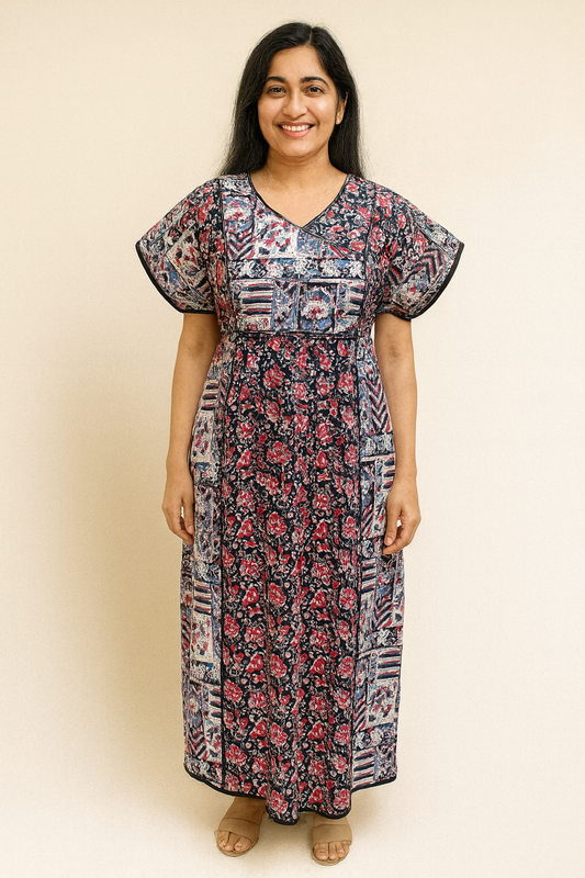 A - line Belt pattern - Geometric print - Black - 550B16