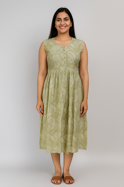 TUNIC PATTERN – KOIRI - PASTEL GREEN - 201F