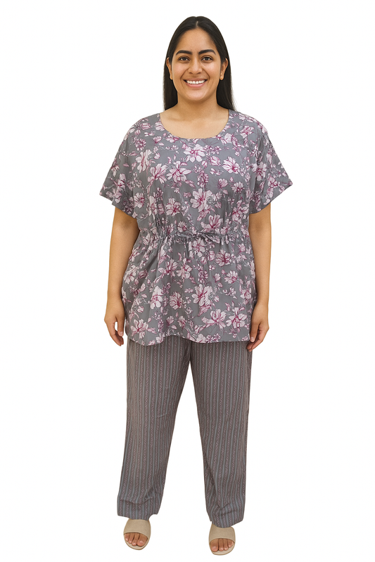 KHAFTAN PAJAMA SET COTTON - PJK12