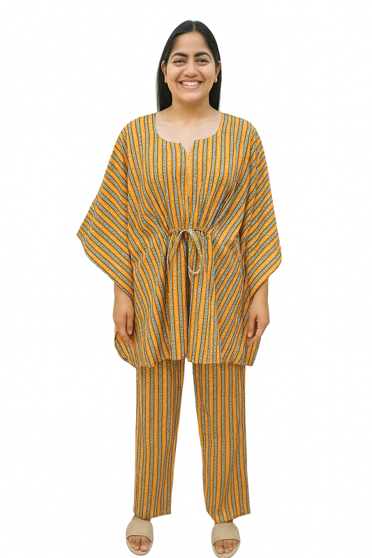 KHAFTAN PAJAMA SET COTTON 2XL - PJKAh