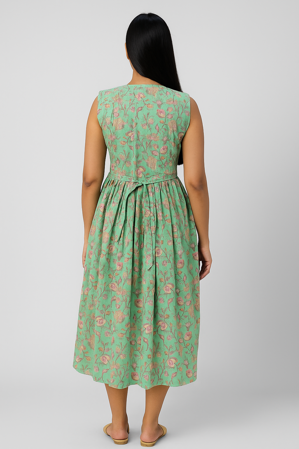 TUNIC PATTERN - PISTA GREEN - 201F