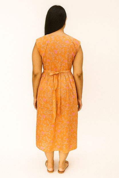 TUNIC PATTERN PINK VEL PRINT- MANGO 201F