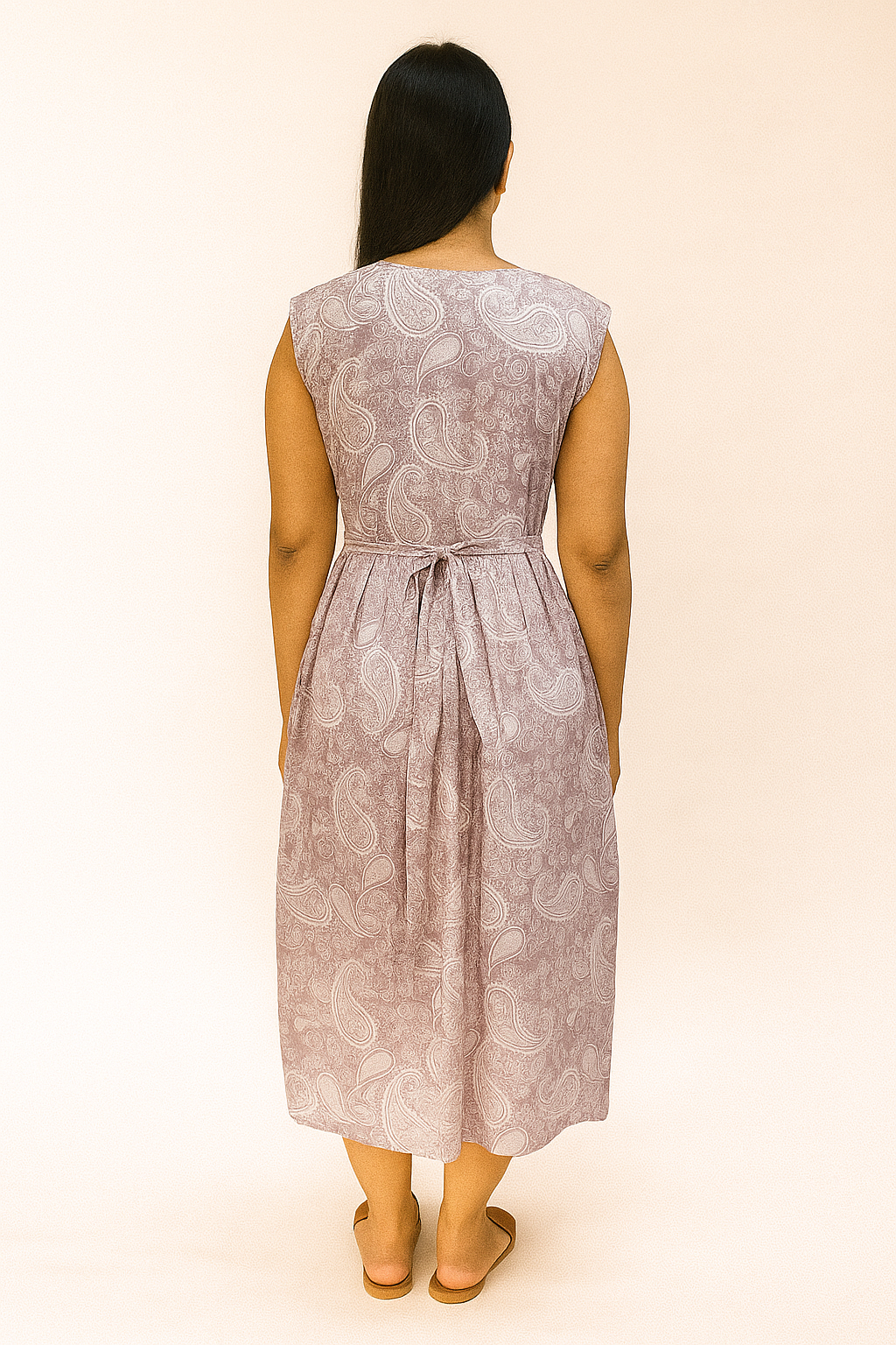 TUNIC PATTERN KOIRI PRINT- PALE VOILET 201F