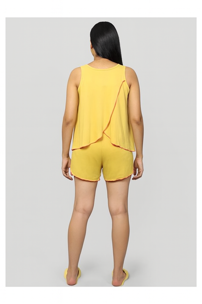TENCIL SHORT SET - YELLOW