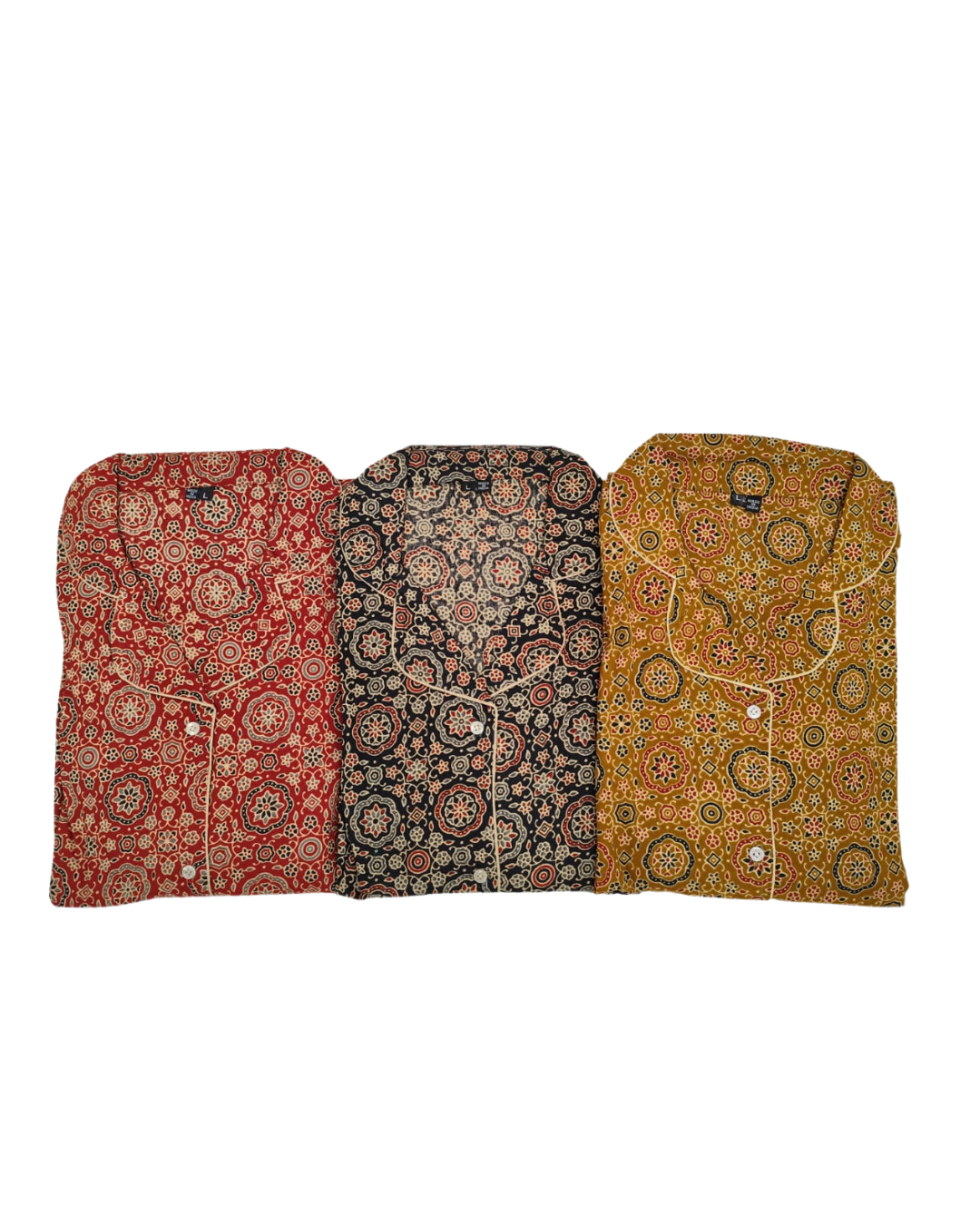 PAJAMA SET FRONT BUTTON COTTON - PJFB08