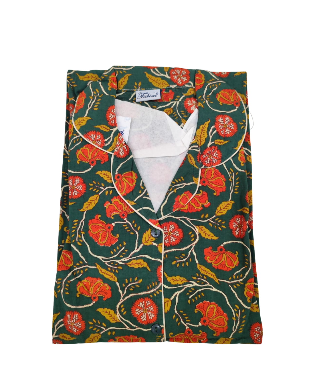 PAJAMA SET FRONT BUTTON COTTON - PJFB05