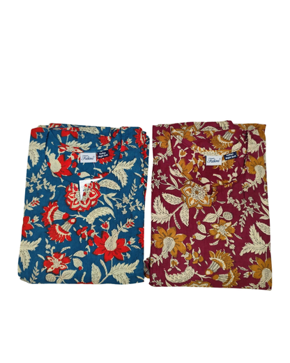 KHAFTAN PAJAMA SET COTTON - PJK08