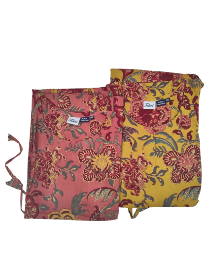 KHAFTAN PAJAMA SET COTTON 2XL - PJKAa