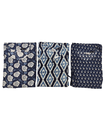 KHAFTAN PAJAMA SET COTTON 2XL - PJKAc