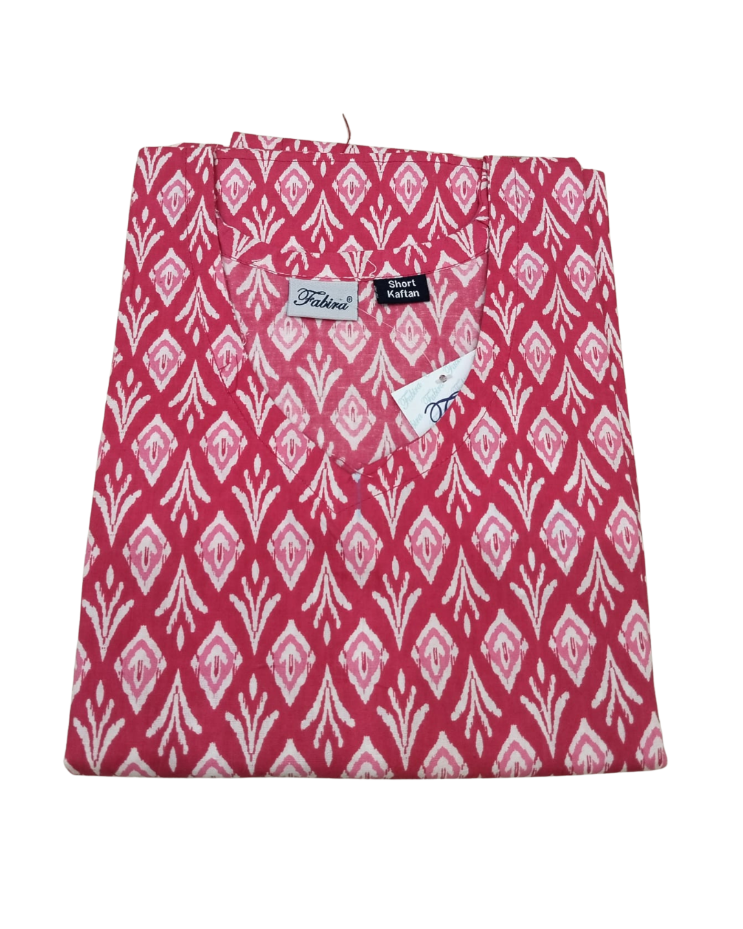 Half Khaftan – Diamond print - Sea green, Pink & Green - SK11