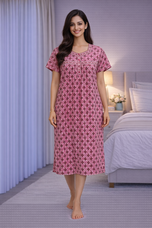 3/4 NIGHTY -DARK PASTEL RED - 201A - 93