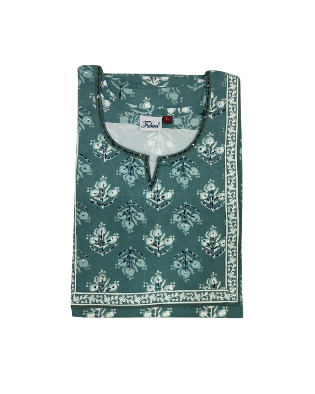 A - line Sequence Pattern Gown - Floral Buti print - Rose Pink, Turkish Rose, Green & Lilac- 650AS04